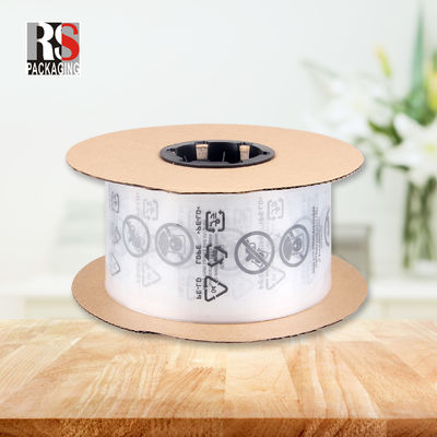 Logo tùy chỉnh Perforated LDPE túi mở trước trên cuộn cho máy tự động