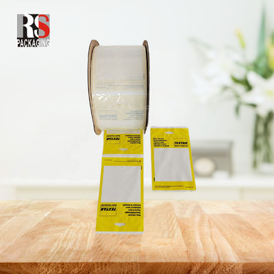 Thẻ in tùy chỉnh LDPE Plastic Poly Pre Opened Bags On A Roll Fan Gập túi ô tô lỗ
