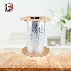 PE Fan gấp trước mở Poly túi ô tô trên cuộn thiết kế lỗ chống tĩnh