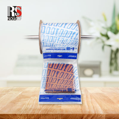 PE Fan gấp trước mở Poly túi ô tô trên cuộn thiết kế lỗ chống tĩnh