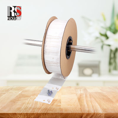 In khắc LDPE Poly Perforated Bags On A Roll Fan Gập túi ô tô mở trước