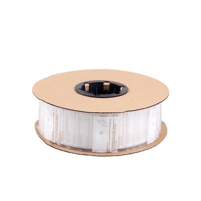 In màu LDPE túi đóng gói nhựa trên cuộn với thiết kế gấp quạt lỗ