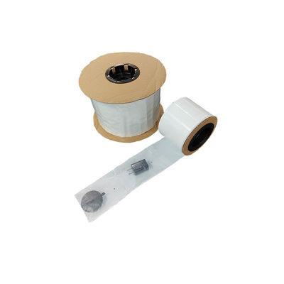 8X10 &quot; 2 Mil trắng trở lại túi poly mở trước trên một cuộn lỗ cho dễ dàng phân phối