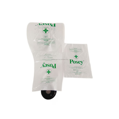 8X10 &quot; 2 Mil trắng trở lại túi poly mở trước trên một cuộn lỗ cho dễ dàng phân phối