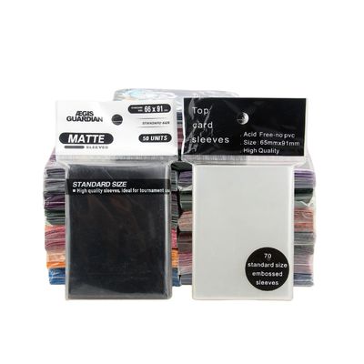 Kiểm soát nước PP Yugioh MTG Thẻ tay áo kích thước tiêu chuẩn cho trò chơi thẻ giao dịch