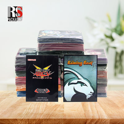 Bảo vệ thẻ giao dịch nhựa Poly tay áo Standard Size Logo tùy chỉnh Cho quà kinh doanh