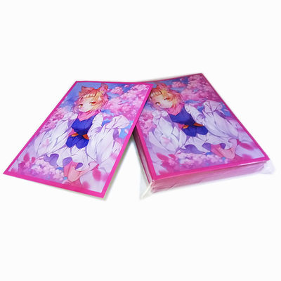 Nhìn rõ Nhựa tùy chỉnh MTG Thẻ tay áo TCG Yugioh Trading Card Protectors