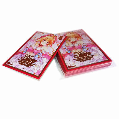 Bàn bếp nhựa Anime Game Card Protector tay áo tùy chỉnh kích thước và in logo