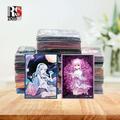 Bàn bếp nhựa Anime Game Card Protector tay áo tùy chỉnh kích thước và in logo
