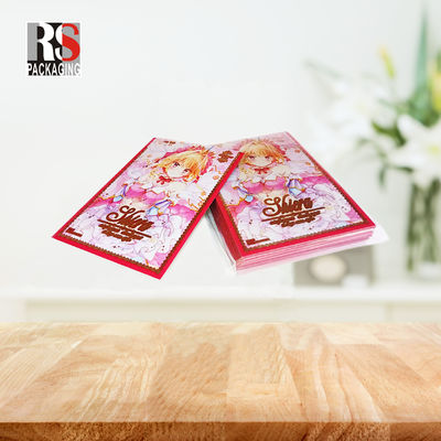 Màn thẻ giao dịch nhựa Poly rõ ràng tùy chỉnh cho bảo vệ thẻ tối ưu