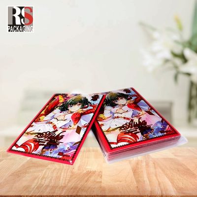 66x91 Trading Key Card Sleeves PP Sport Business Card Holder Sleeves tùy chỉnh