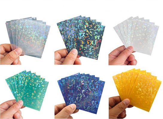 Top Open PP Trading Game Card Sleeves Holographic Toploader Sleeves Custom Art in ấn