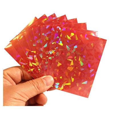 PP nhựa thẻ giao dịch bảo vệ đá quý Laser Holographic tay áo cho YUGIOH