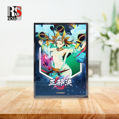 Top Mở Holographic MTG Thẻ tay áo cho Yugioh TCG Anime Trading Board Game