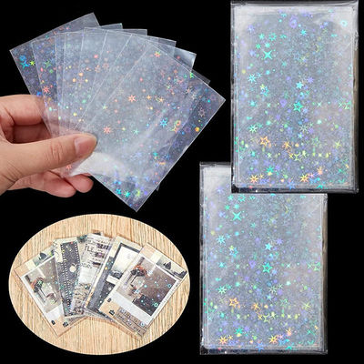Top Mở Holographic MTG Thẻ tay áo cho Yugioh TCG Anime Trading Board Game