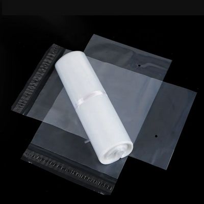 Túi nhựa poly bền cho quần áo Túi niêm phong tự dán cấu trúc vật liệu LDPE