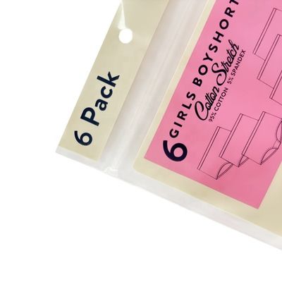 PET / CPP nhựa tùy chỉnh in túi niềng cho vớ đồ lót đồ lót