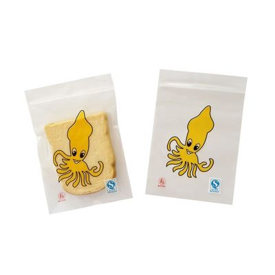 Cá nhân hóa LDPE túi đóng gói thực phẩm đông lạnh Thùng đóng băng phẳng Zipper Thùng đông lạnh Gravure in
