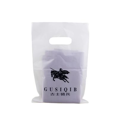 Custom Mylar Die Cut Handle Poly Bags Thẻ quà nhựa tái chế Thẻ mua sắm