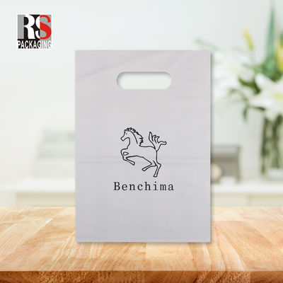 Custom Mylar Die Cut Handle Poly Bags Thẻ quà nhựa tái chế Thẻ mua sắm