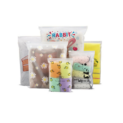 CPE / PE / PPE in Poly Bag chống ẩm Mylar Frosted Zip Lock Bags cho quần áo