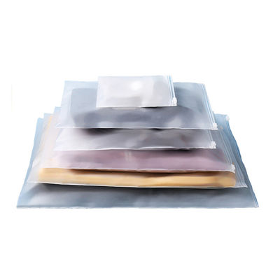 CPE / PE / PPE in Poly Bag chống ẩm Mylar Frosted Zip Lock Bags cho quần áo