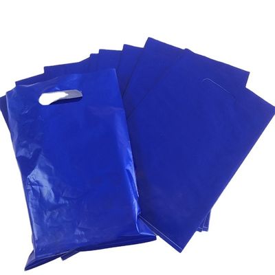 Túi mua sắm tay cầm sang trọng với in logo túi mua sắm nhựa tùy chỉnh