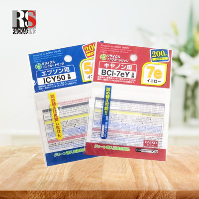 OPP BOPP Poly Bag Biodegradable Transparent Cellophane Header Bags Bao bì