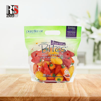 CPP OPP Polyethylene Micro Perforated Zip Lock túi nhựa cho rau tươi