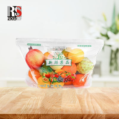 CPP OPP Polyethylene Micro Perforated Zip Lock túi nhựa cho rau tươi