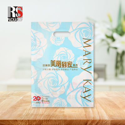 PE tay cầm túi mua sắm Die Cut Cảm ơn túi mua sắm