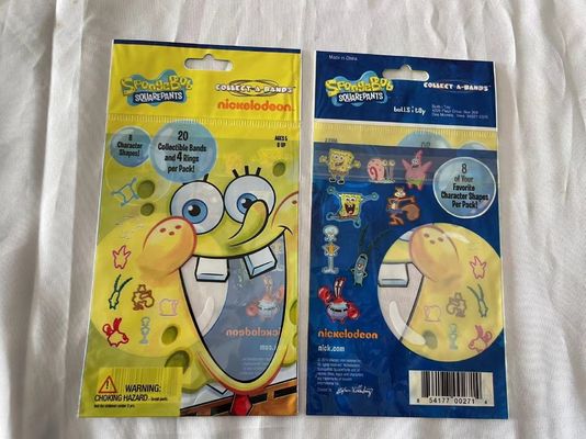 Bản thân gắn kết con dấu Bopp Poly túi cho đồ trang sức bông tai đóng gói tùy chỉnh in