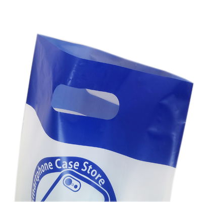 Màu sắc tùy chỉnh túi mua sắm tay cầm nhựa nhỏ cho bao bì nhựa poly mạnh