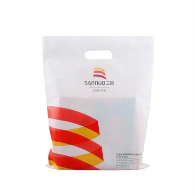 Màu sắc tùy chỉnh túi mua sắm tay cầm nhựa nhỏ cho bao bì nhựa poly mạnh