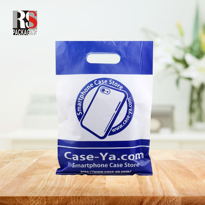 LDPE không mờ tay cầm túi mua sắm nhựa bán lẻ túi mua sắm Logo tùy chỉnh