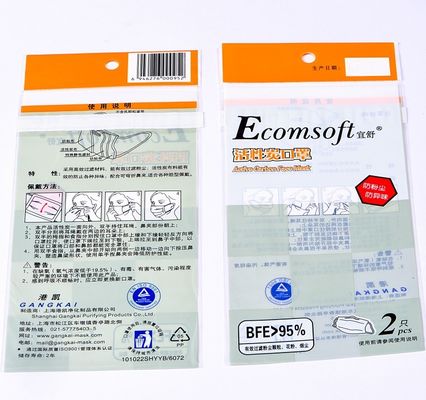 Một lần sử dụng Opp Header Bag Gravure Printing Poly Plastic Packaging Bag Cho quà tặng nhỏ