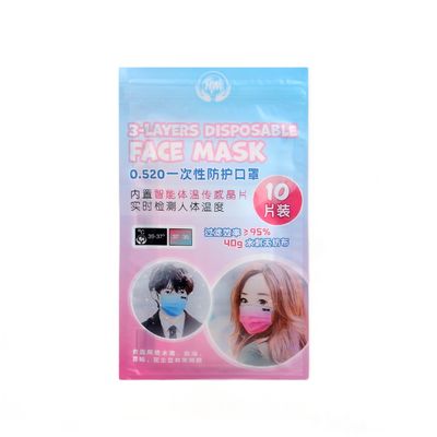 Thùng nhựa nhựa nhựa có thể niêm phong lại chống mùi 3 bên Thùng niêm phong cho bao bì miếng dán