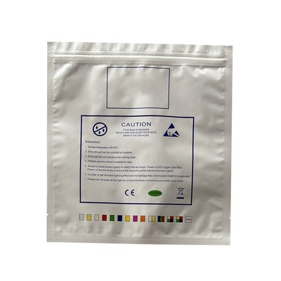Nhựa nhôm tùy chỉnh LED Light Strip Packaging Anti Static Ziplock Bag With Tear Notches