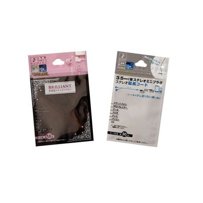 Wire Line Packaging Clear Stand Up Zipper Bag Dấu ẩm Đối với USB Cable Packaging