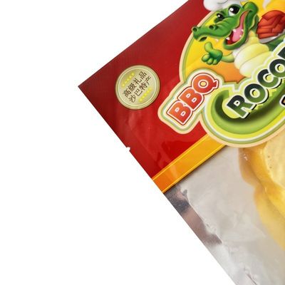 Vỏ bò chống mùi có cửa sổ túi đóng gói PET / VMPET / vật liệu PE cho hạt hạt