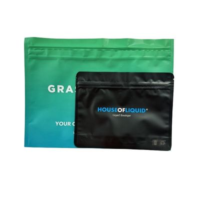Chất chống mùi mờ Mylar Stand Up Foil Zip Lock Mylar Pouch Bag chống trẻ em
