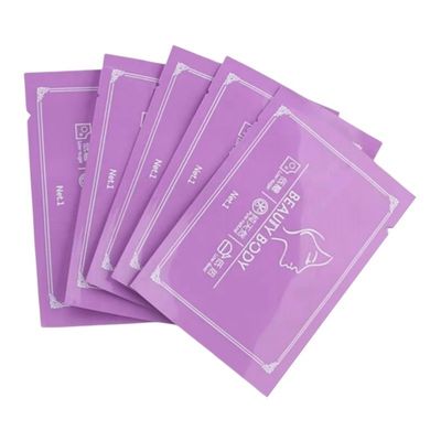 In logo 3 mặt phẳng túi niêm phong cho nước hoa lotion kem bột túi