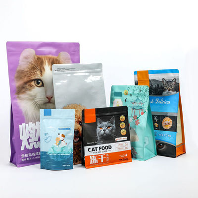 Mylar Stand Up Zipper Bag Hóa mùi Bảo quản thức ăn cho thú cưng