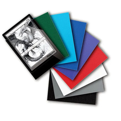 Đỏ Vàng Xanh Xanh Đen Đen Custom Premium Mtg Matte Card Shield Sleeve