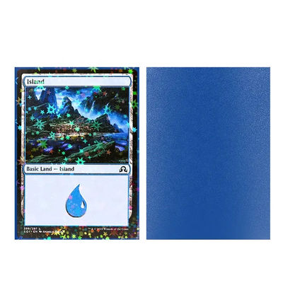 Galaxy Effects Hologram Mtg Kích thước tiêu chuẩn Không chà xát Lưng mờ Holographic Card Sleeves