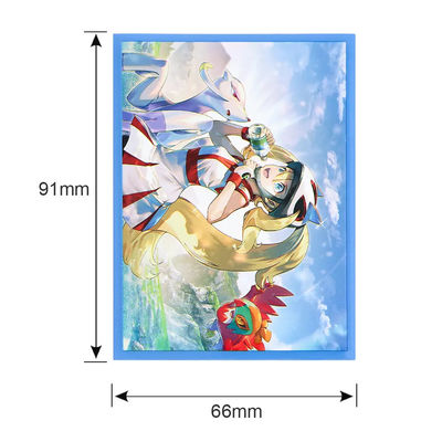 Mềm 66*91MM 100 Chiếc Yugioh Ảnh Topload Mờ Thẻ Trò Chơi Tay Hình Ba Chiều