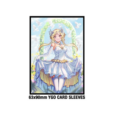 Anime tùy chỉnh Yugioh kích thước chuẩn 62x89mm Solid Art Game in ấn Hộp thẻ giao dịch nhựa