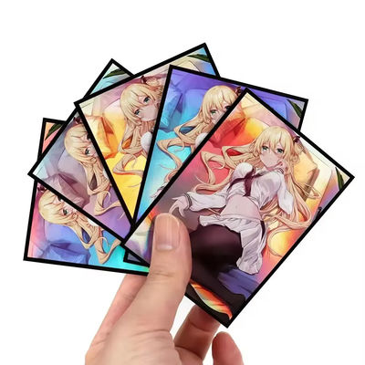 Custom 67 * 92mm Anime in ấn bảo vệ tay áo thẻ gợi cảm