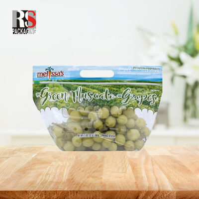 Túi đóng gói rau củ tươi và trái xoài có khóa kéo