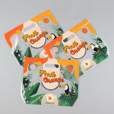 Túi nhựa trong suốt có khóa kéo in theo yêu cầu, dùng để đựng rau củ, thực phẩm, đạt chuẩn an toàn thực phẩm